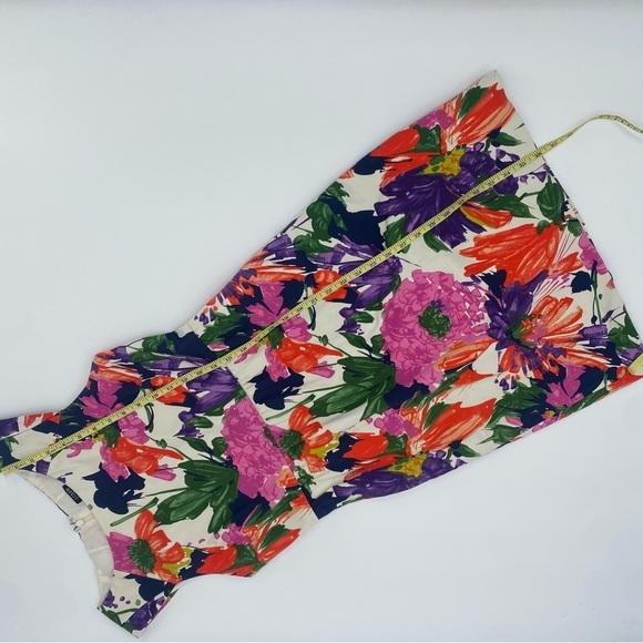 J.Crew Spring Floral Sleeveless Sheath Dress size 6 - Picture 9 of 10